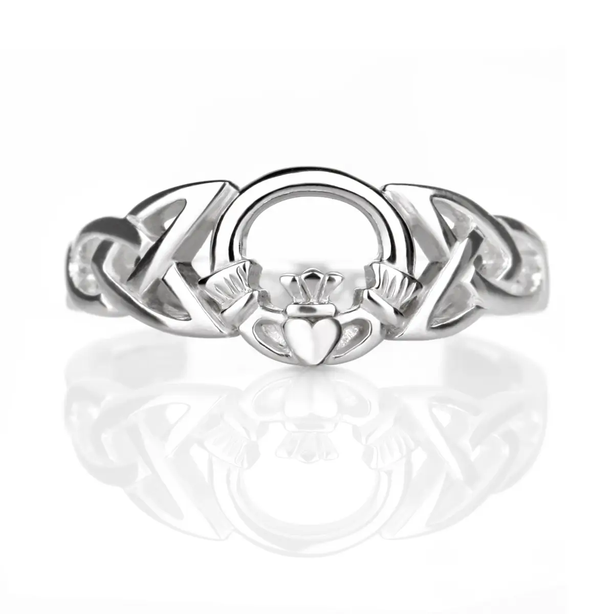Ring-Claddagh-keltisch-irland-irisch-silber-002J2T66f2Kc9Qyy Keltischer Claddagh Ring aus Sterling Silber - handgefertigt in Irland