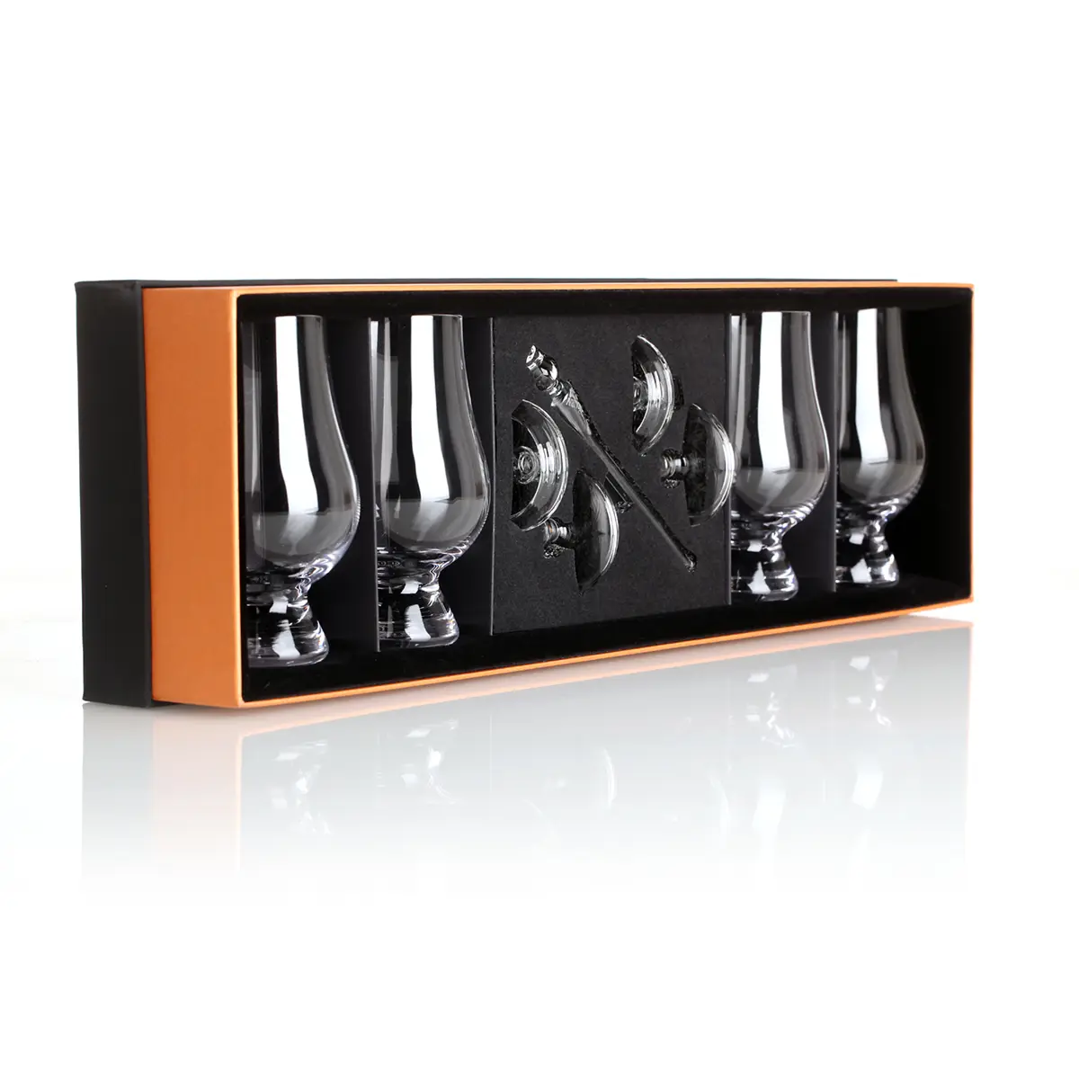 Glencairn-glass-tasting-pack-pipette-caps-glas-schottland-001 The Glencairn Glass Tasting Pack - 4 x Glencairn Glas mit Caps & Pipette im Geschenkkarton