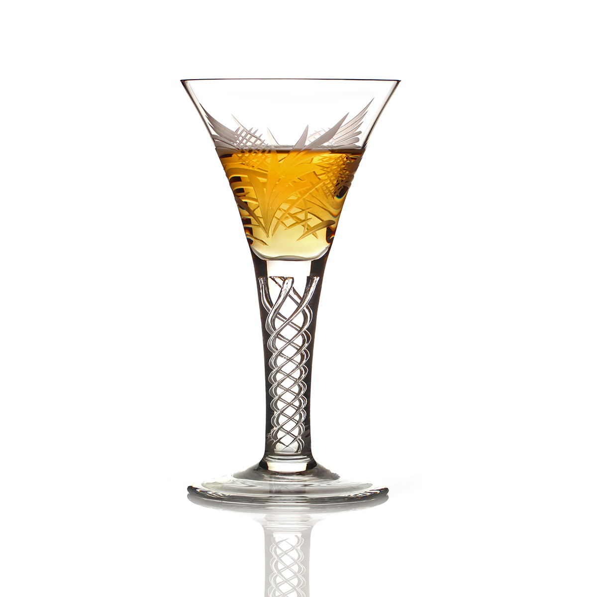 Flower Of Scotland - Schottische Distel - Jakobiten Whisky Glas aus Schottland
