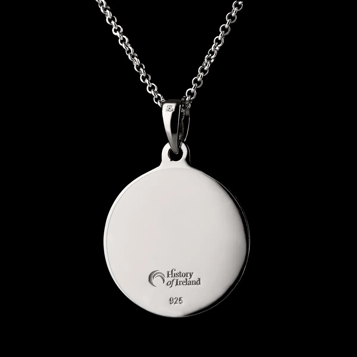kette-anhaenger-history-ireland-keltisch-rund-irland-silber-003 History of Ireland - Keltische Münze Anhänger & Kette aus Irland