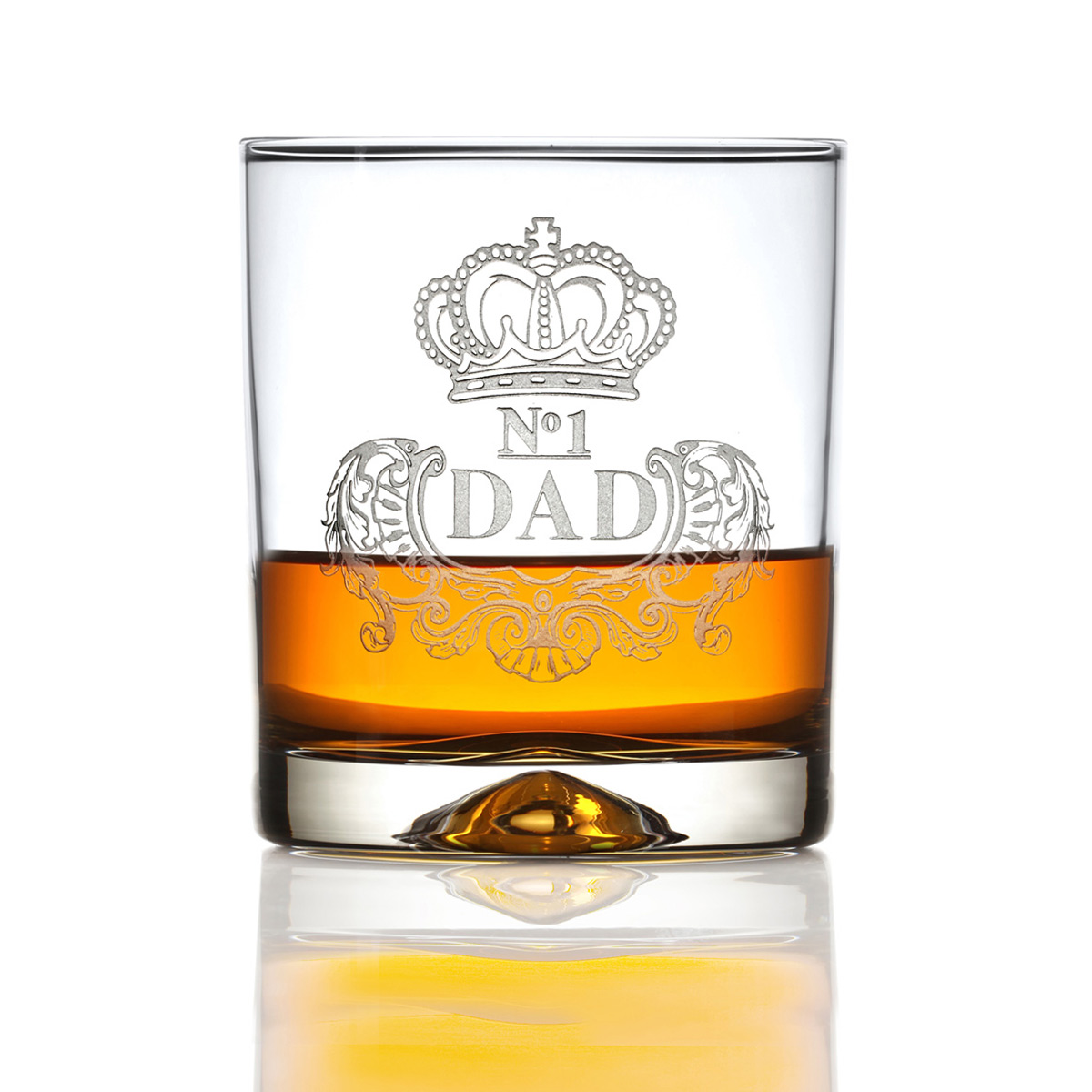 Whisky-Tumbler-Kristall-Glas-Dimple-No1-Dad-20e79lchdzNQPS No.1 DAD - Handgefertigter Whisky Tumbler aus Kristallglas mit Gravur
