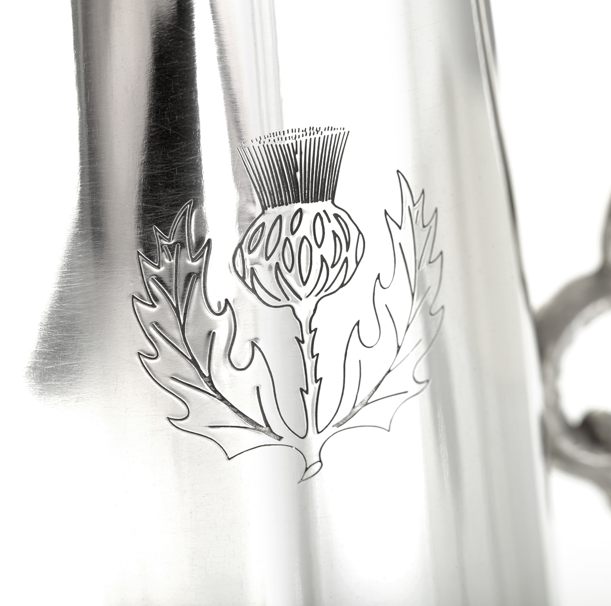 bierkrug-zinnkrug-pint-england-schottland-distel-003 Scottish Thistle - 1 Pint Bierkrug / Zinnkrug - schottische Distel