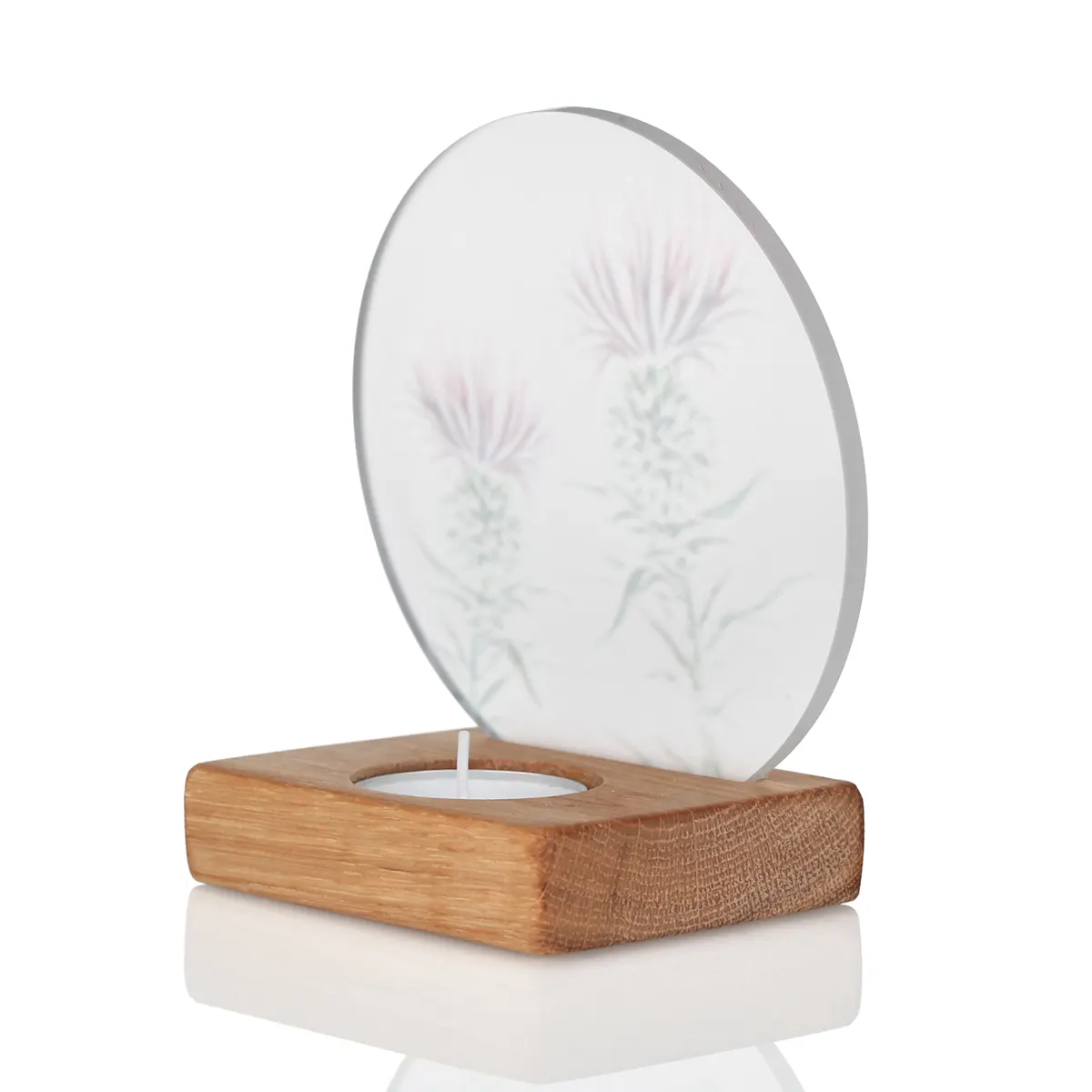 Thistle Moments - Schottische Distel Teelichthalter aus recyceltem Whiskyfass Thistle Moments - Schottische Distel Teelichthalter aus recyceltem Whiskyfass