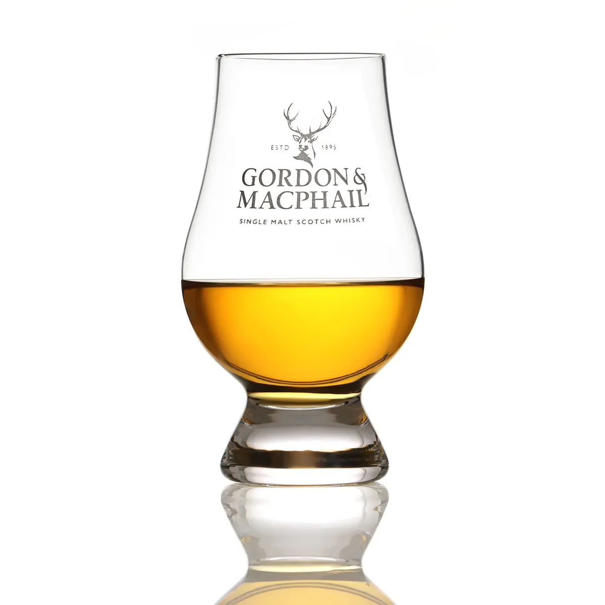 Glencairn Whisky Tasting Glas mit Gravur - Gordon & MacPhail