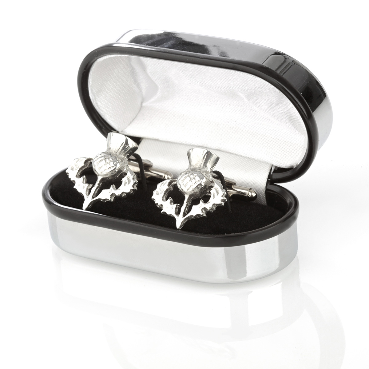 keltisch-schottisch-manschettenknopf-cufflink-006 Schottische Distel - Handgefertigte Manschettenknöpfe aus Schottland