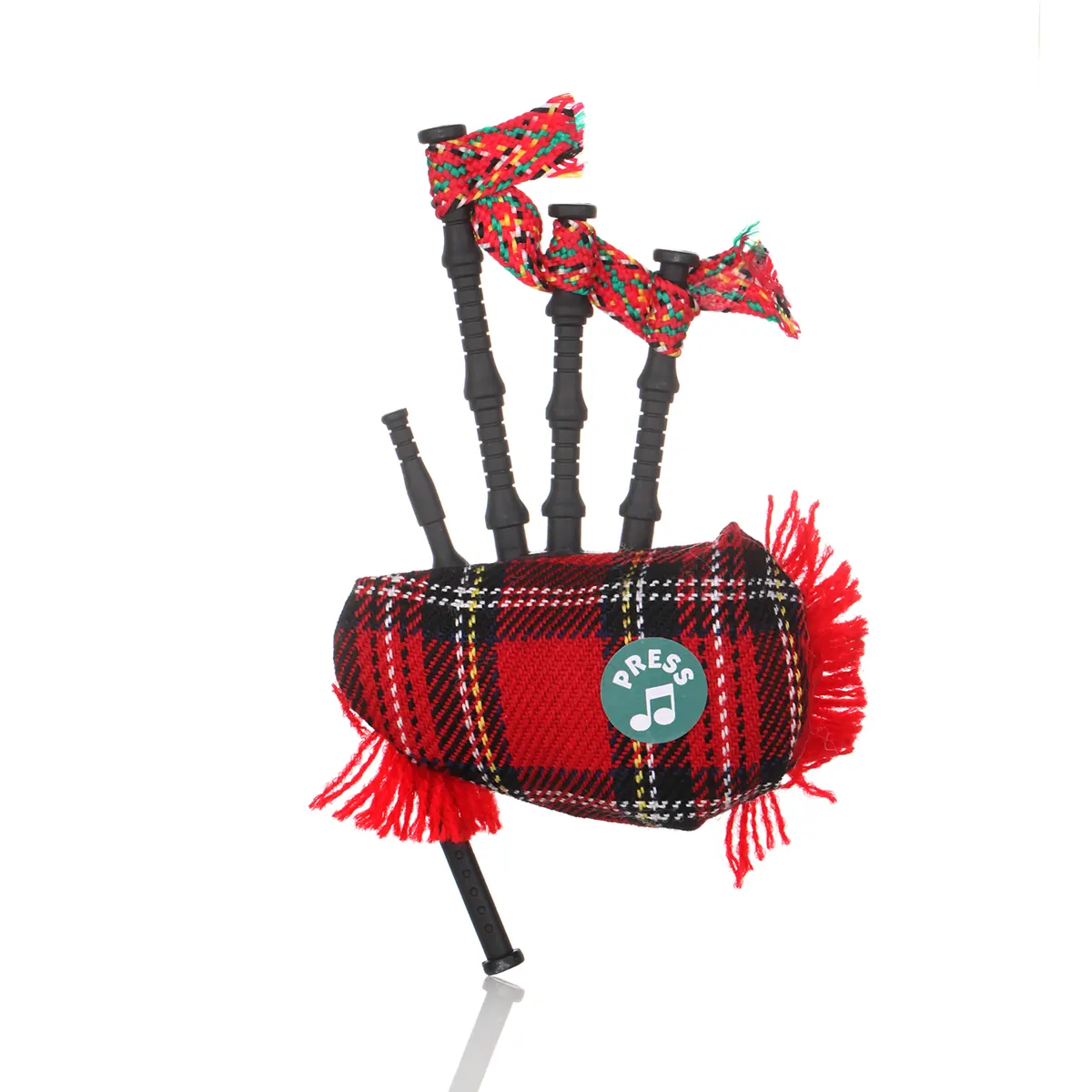 Musical Bagpipe Magnet - musikalischer Dudelsack aus Schottland mit Royal Stewart Tartan Musical Bagpipe Magnet - musikalischer Dudelsack aus Schottland mit Royal Stewart Tartan