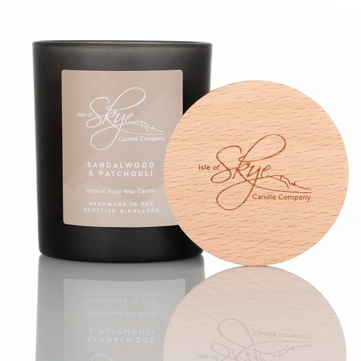 Isle of Skye Candles Duftkerze - Sandalwood & Patchouli -  Der Duft der Entspannung