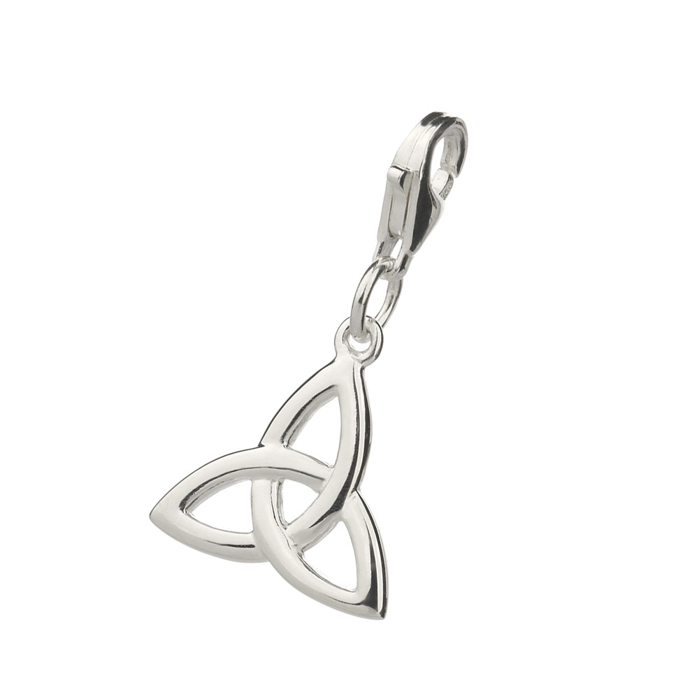 Trinity Knot - Irischer Trinity Knoten als Charm aus Sterling Silber