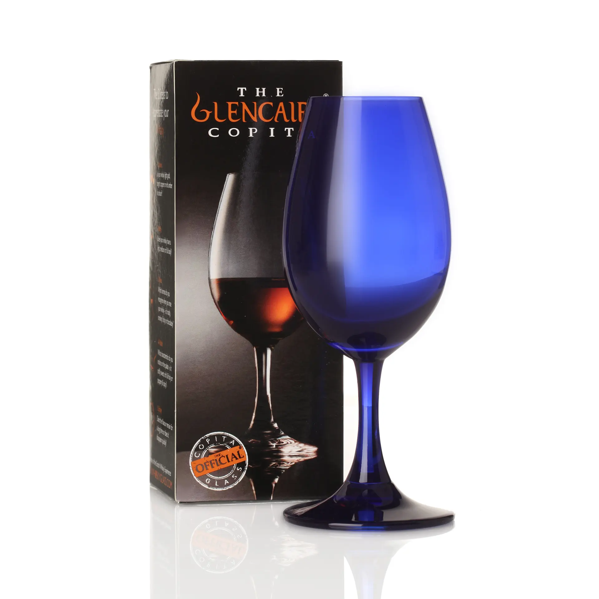 Glencairn Nosing Copita Blau – Mundgeblasenes Tasting Glas für Blind Tastings