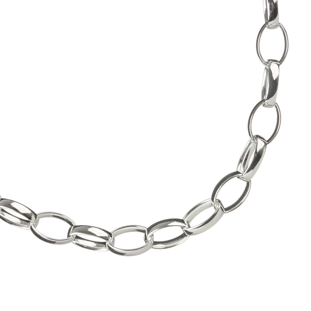 Bettelarmband für Charms - 19 cm Ankerkette aus Sterling Silber