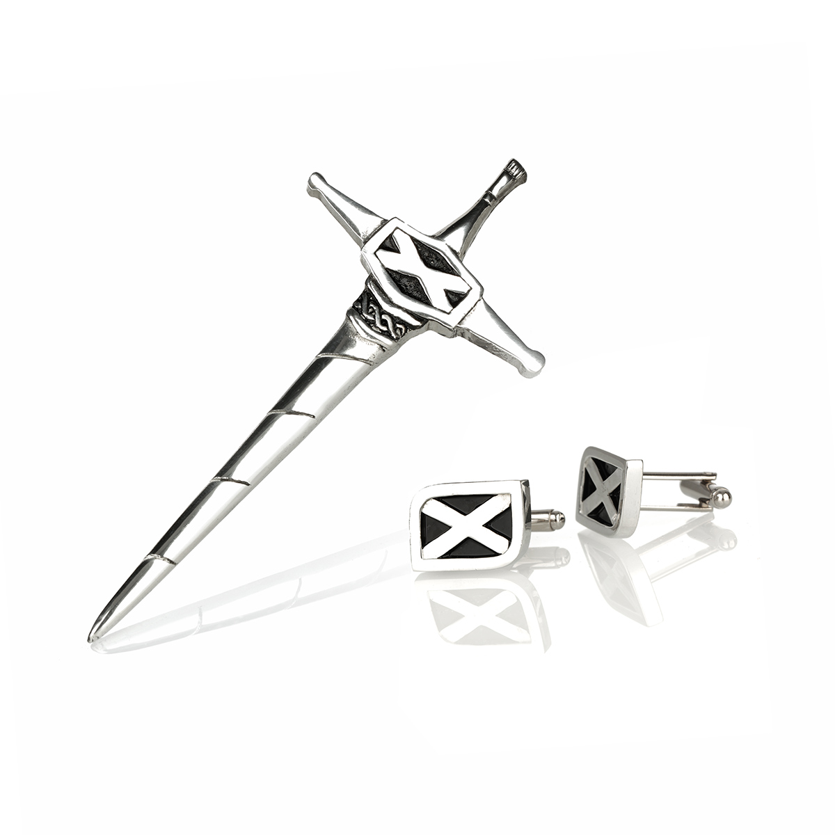 kiltpin-cufflink-set-keltisch-schottland-0079bIZn9HGVv3oD Saltire Kilt Pin & Manschettenknöpfe Set – handgefertigtes Set mit schottischer Flagge