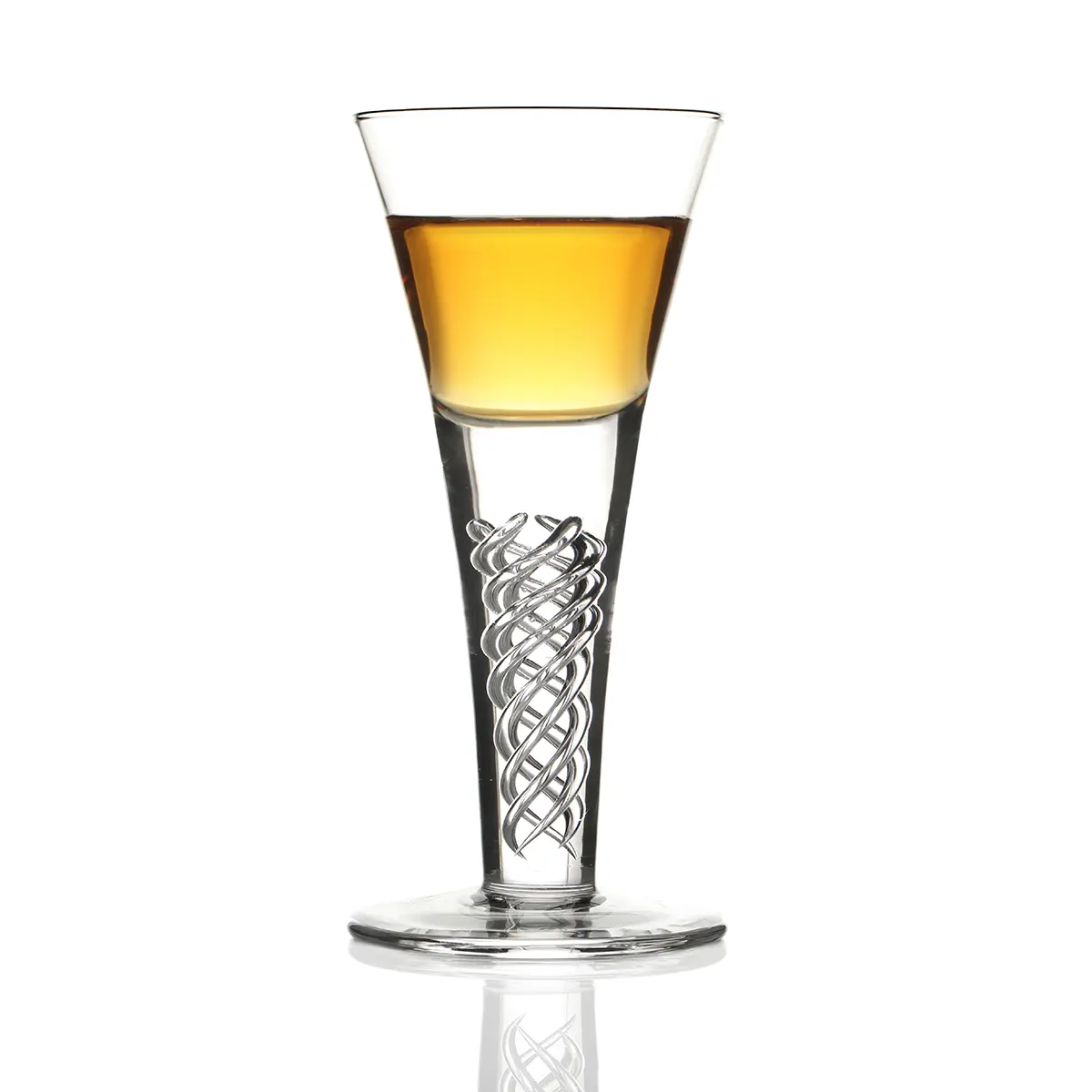 Jacobean Air Twist Dram – Handgefertigtes Jakobiten Whiskyglas von Glencairn Crystal