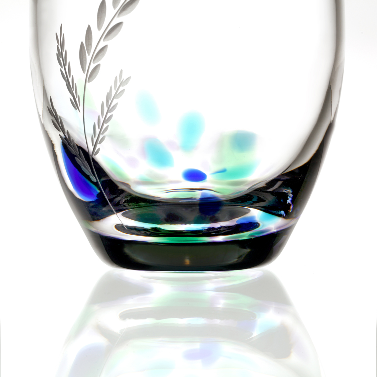 2 x Wild Atlantic Whiskey Tumbler - Handgefertigtes Kristallglas aus Irland