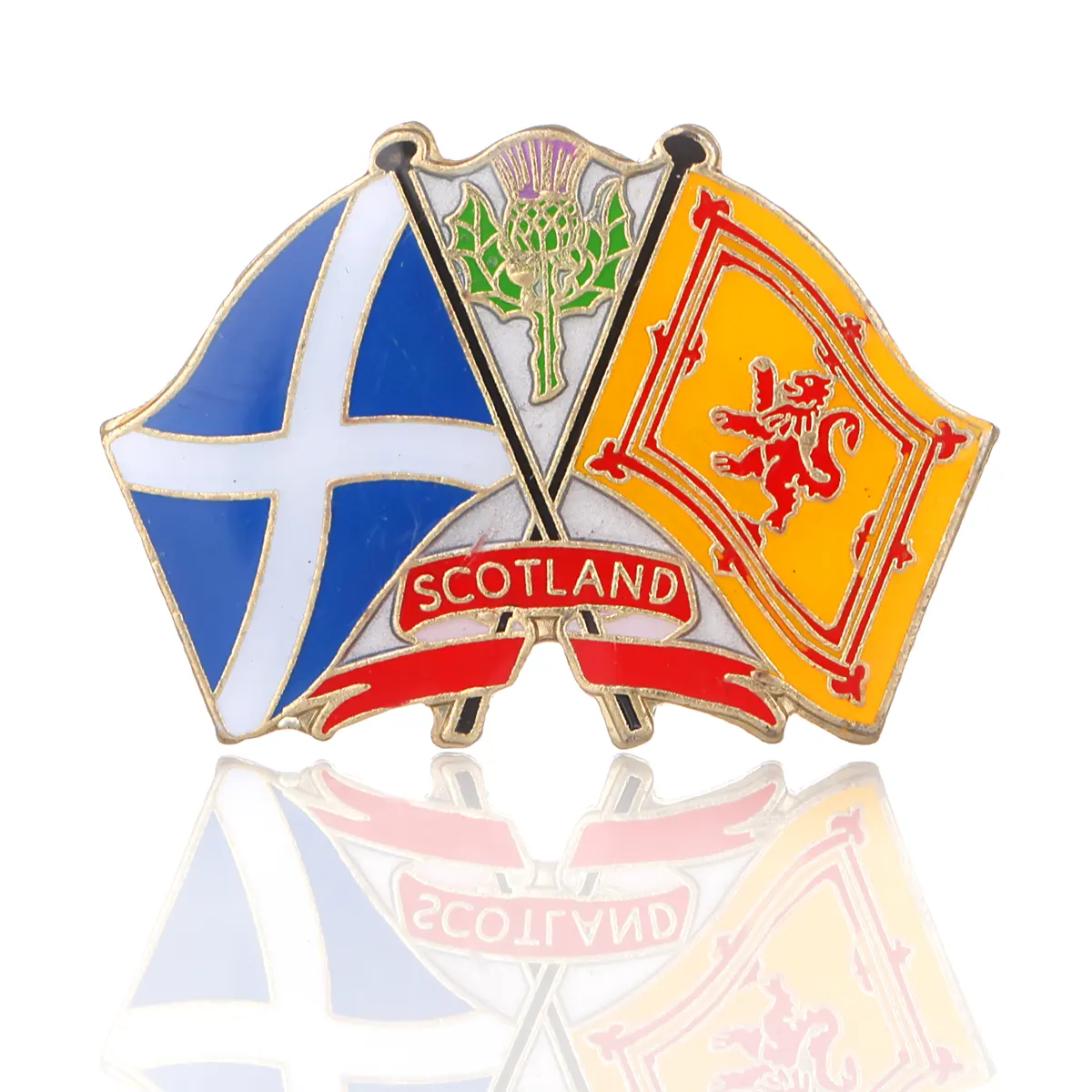 Scottish Symbols Deko Magnet / Kühlschrankmagnet aus Schottland - Metall & Emaille Scottish Symbols Deko Magnet / Kühlschrankmagnet aus Schottland - Metall & Emaille