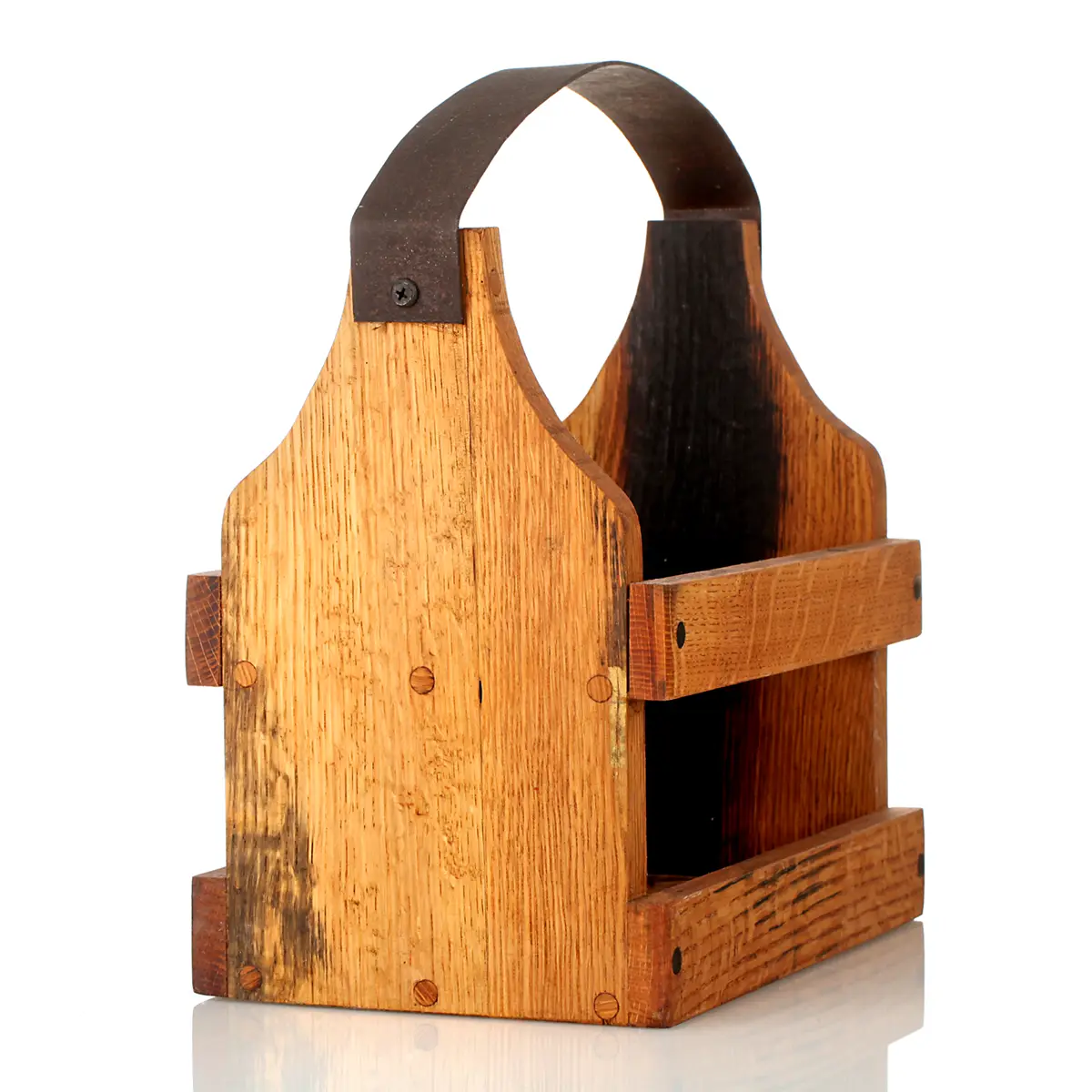 bier-flaschen-traeger-whisky-fass-recycled-schottland-013 Flaschenträger aus recycelten schottischen Whiskyfass - für 6 Bierflaschen