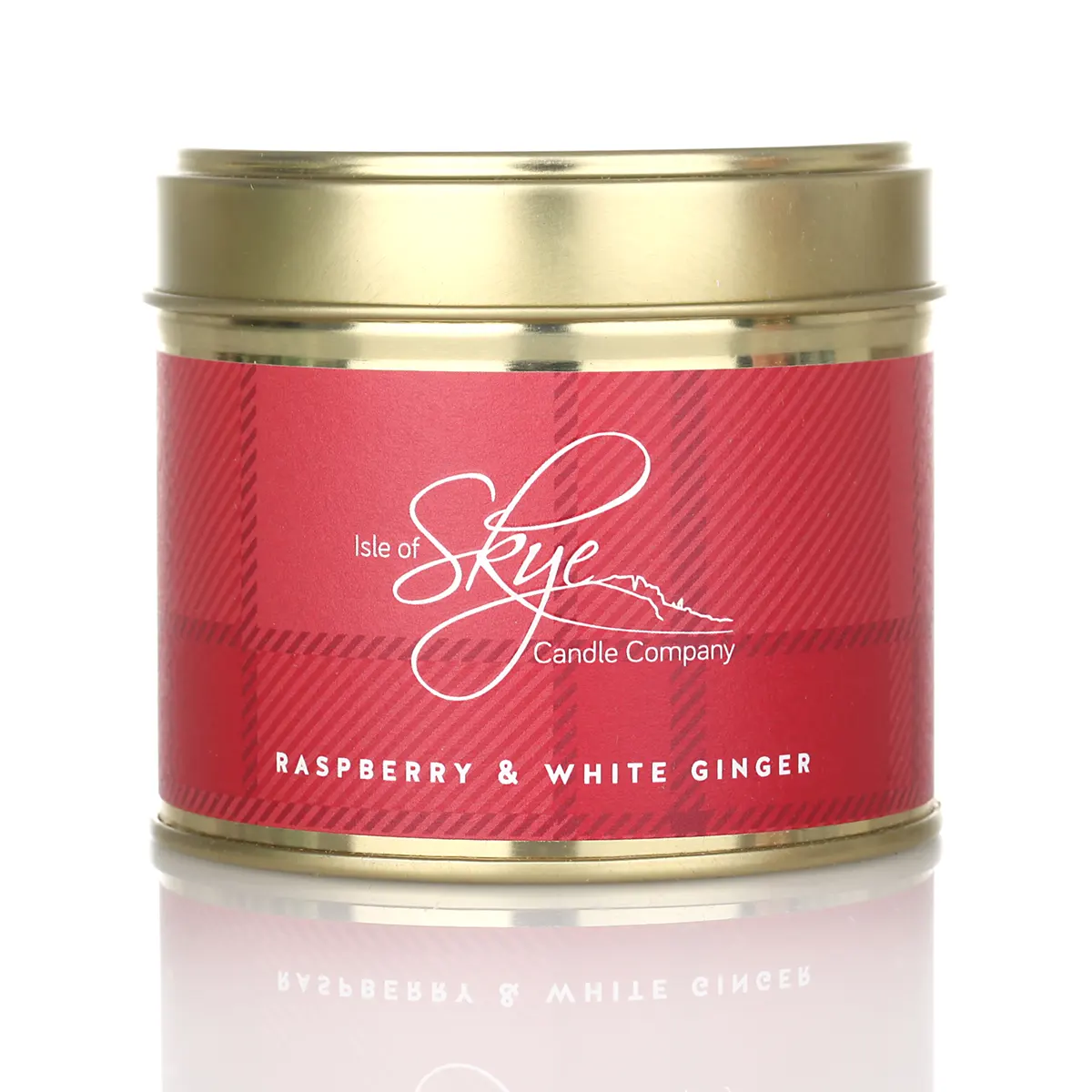 Isle of Skye Candles - Rasperry & White Ginger Travel Tin