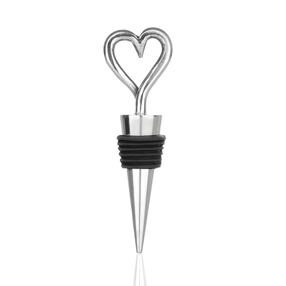 Love Heart Bottle Stopper - Edelstahl Flaschenverschluss aus Schottland Love Heart Bottle Stopper - Edelstahl Flaschenverschluss aus Schottland