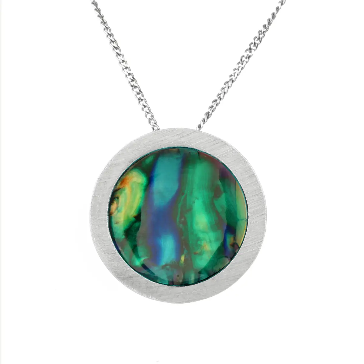 kette-anhaenger-schottischer-heathergem-schmuck-silber-020 Heathergem Circle - Anhänger & Kette - Sterlingsilber & Heide aus Schottland