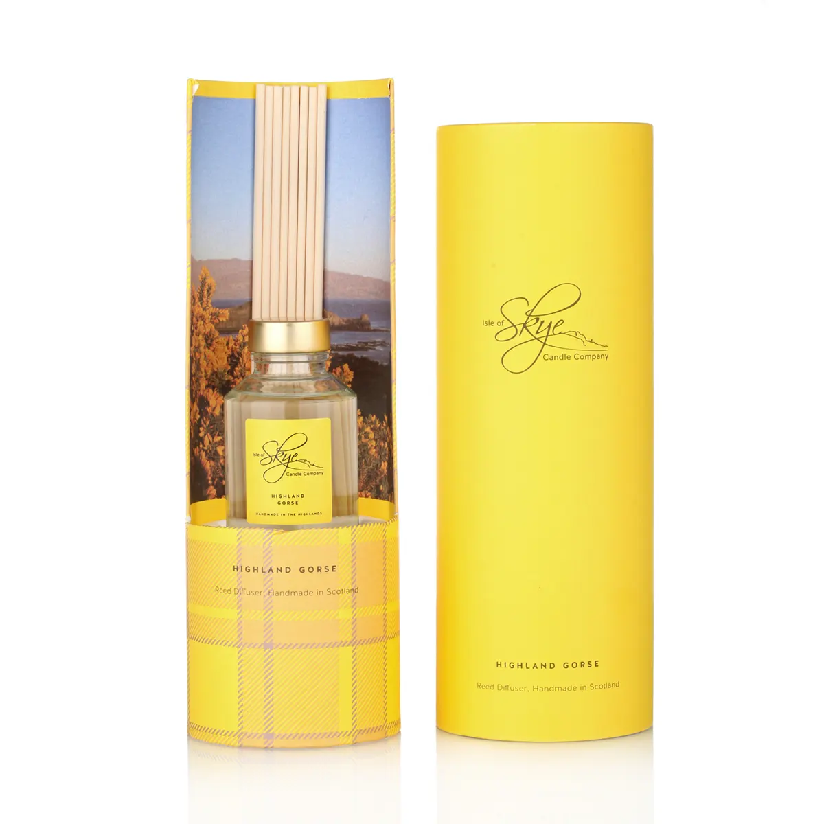 Isle of Skye Candles Reed Diffuser - Highland Gorse - Frischer Frühlingsduft aus Schottland