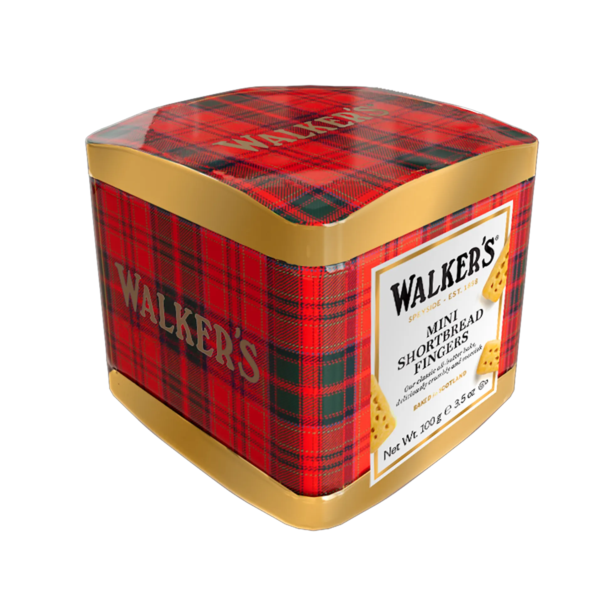 Walker’s Mini Shortbread Fingers "Tartan" Tin – Buttergebäck in Geschenk-Dose