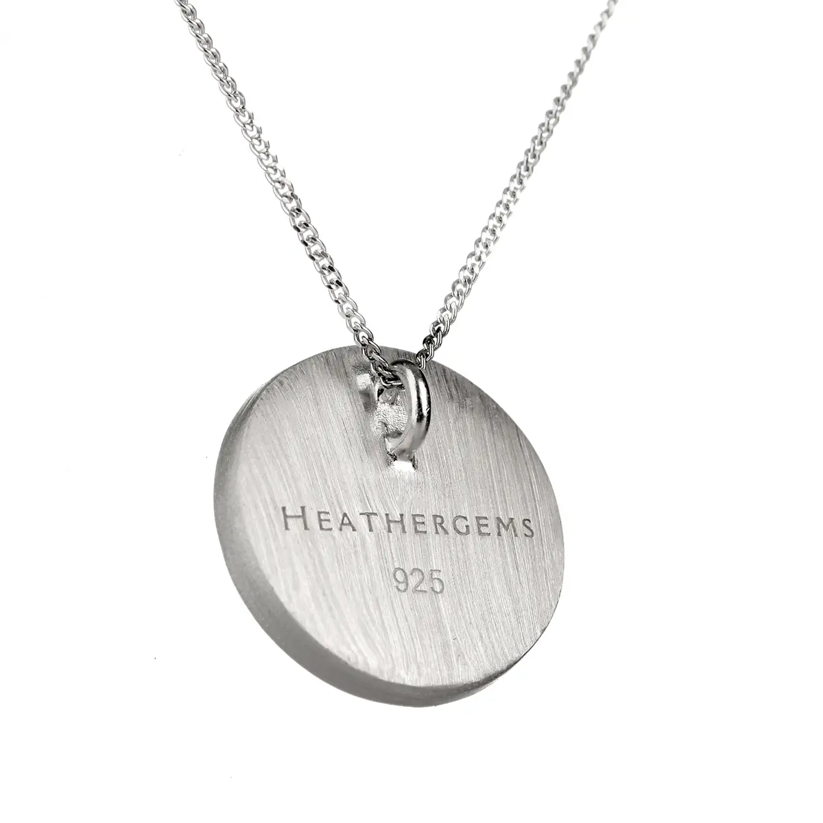 kette-anhaenger-schottischer-heathergem-schmuck-silber-021 Heathergem Circle - Anhänger & Kette - Sterlingsilber & Heide aus Schottland