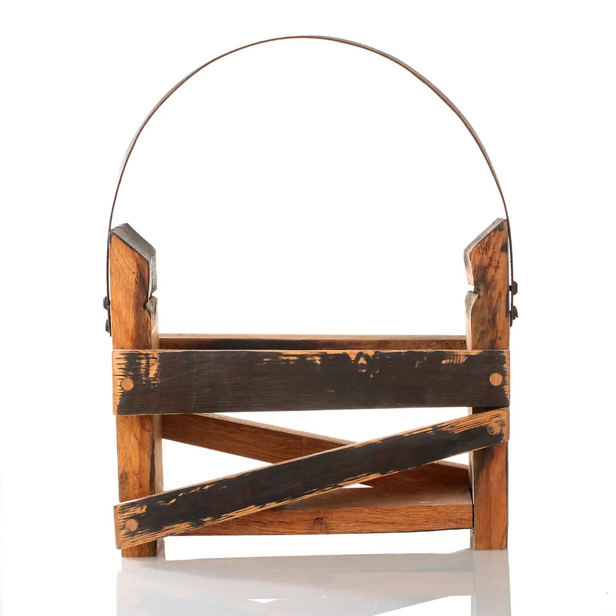 wein-flaschen-traeger-whisky-fass-recycled-schottland-004 Flaschenträger aus recycelten schottischen Whiskyfass - für 3 Weinflaschen