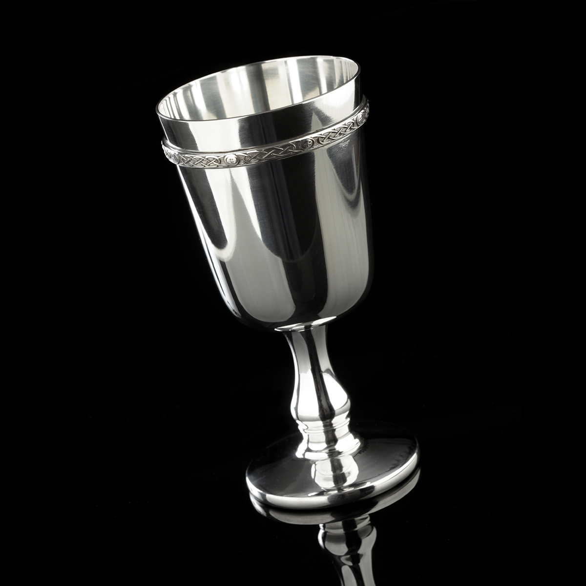 weinkelch-zinnkelch-mittelalter-england-sheffield-006 Celtic Band Goblet - Keltischer Weinkelch / Zinnkelch aus England