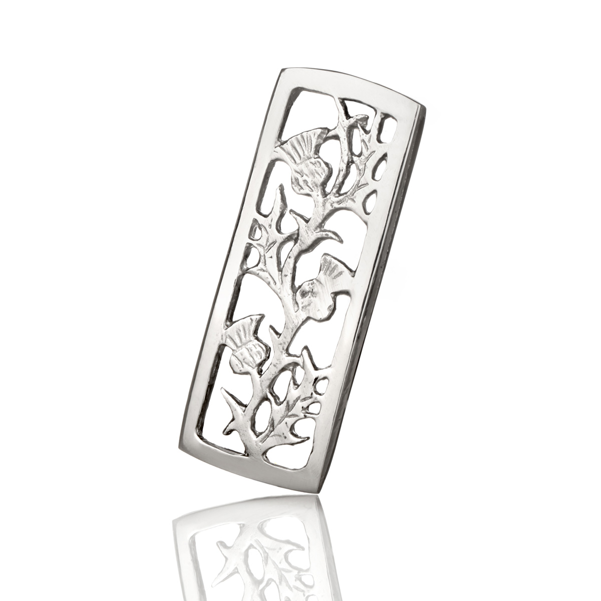 brosche-anstecknadel-pin-schottische-distel-thistle-002 Schottische Distel Brosche - Handgefertigt in Schottland