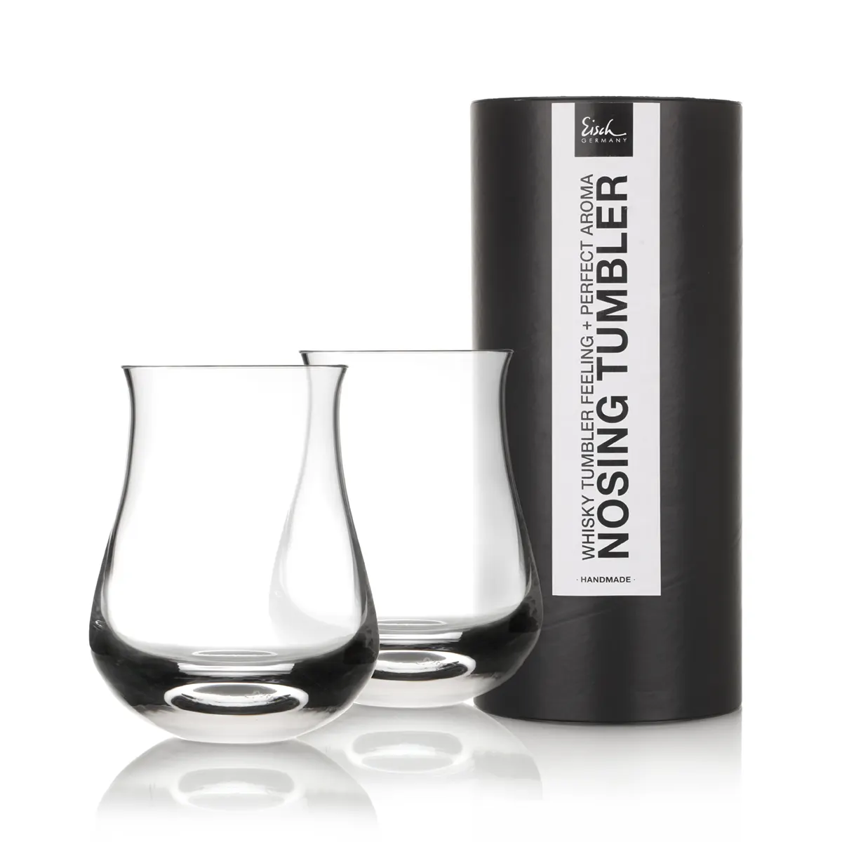 Eisch Whisky Set - Gentleman - 2 Nosing Tumbler aus Kristallglas in Geschenkröhre