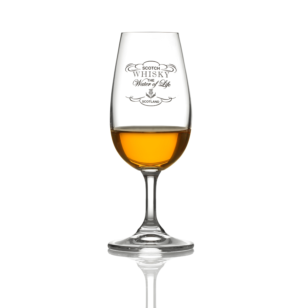 The Water of Life - Handgefertigtes Kristall Whisky Tasting Glas / Nosing Copita