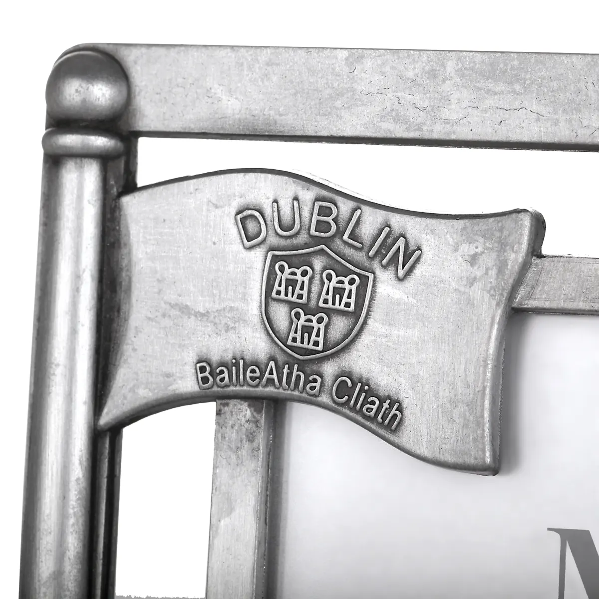 bilderrahmen-dublin-irland-zinn-antik-silber-003 Dublin - Handgefertigter Bilderrahmen aus Irland - für Bilder 10 x 15 cm